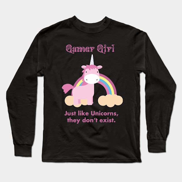 Gamer Girl Long Sleeve T-Shirt by teebits